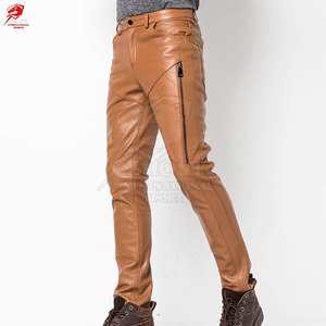 กางเกงหนังผู้ชายสไตล์คลาสสิก ดีไซน์ทันสมัย วัสดุทนทาน สวมใส่สบาย เหมาะสำหรับผู้ชายวัยผู้ใหญ่ - Product Image 4