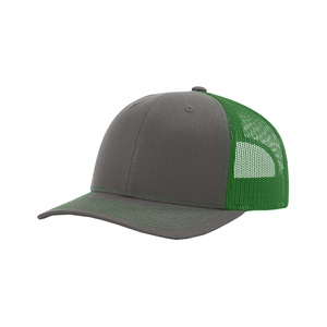 Casquette de sport pour homme en maille à 6 panneaux, bicolore, imprimée, de haute qualité, avec logo brodé, style trucker snapback, idéale pour l'été en extérieur - Product Image 3