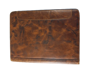 Soft & Supple Brown Genuine Buffalo Leather Being Handmade From 100% Natural Leather Our Documets <b>Holder</b> Can Vary Look And Shade - Product Image 2