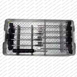 Salaar Industry Orthopedic Spine <b>PEEK</b> Lumbar PLIF Cage Manual CE Certified Spine Surgery Instruments Set - Product Image 5
