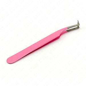 Pink Powder Coated Eyelash Tweezers Set Stainless Steel Professional Lash <b>Tools</b> for Russian Volume Extensions - Product Image 4