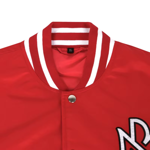 Veste universitaire personnalisée en tissu mémoire Streetwear pour hommes et femmes, veste de baseball Letterman avec motifs personnalisés, vestes d'hiver OEM - Product Image 3