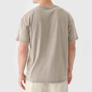 2026 New Arrival Oversized Men's Crew Neck Short Sleeve Hip Hop Loose Fit Printed <b>T</b>-Shirt Summer Casual Quick Dry Breathable - Product Image 3