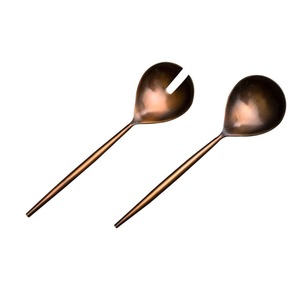 ชุดเสิร์ฟสลัดโลหะสแตนเลสทันสมัยสำหรับสลัดผลไม้และเสิร์ฟพาสต้า - Product Image 6