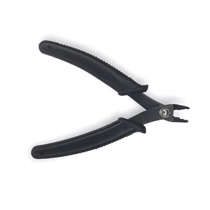 Pince coupante noire en acier inoxydable pour extensions capillaires à la kératine – Outil de coiffure pour extensions de cheveux - Product Image 3