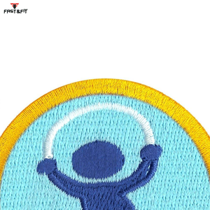 Parche Bordado 3D de Alta Calidad, Ligero, de Material PU Adhesivo, con Borde Merrow, Tamaño Personalizado para Gorras y Ropa, Superventas - Product Image 2