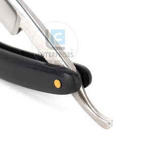 Durable Stainless Steel <b>Straight</b> Shaving <b>Razors</b> with Wood Handle High Grade Cheap Price for Adult Men - Product Image 2