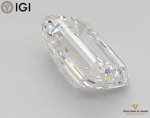 Diamante Cultivado en Laboratorio CVD con Certificado IGI, Corte Esmeralda de 2.00 Quilates, Color F, Claridad VVS1, para Joyería Premium - Product Image 3