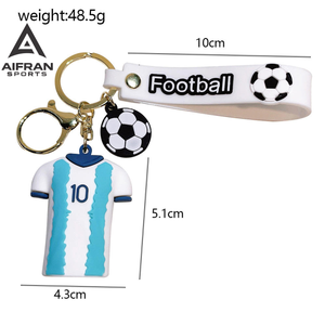Porte-clés en PVC personnalisé de haute qualité Aifran, porte-clés en caoutchouc souple avec logo pour sacs, patch gaufré imperméable - Product Image 6
