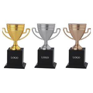 Radiant Golden Brass Cup For School Achievement <b>Trophy</b> Stationery Holder And Elegant Classroom Office Educational Decoration - Product Image 1