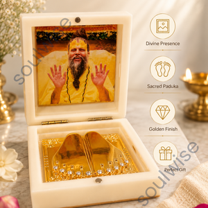 Shree Premand Ji Maharaj - Arte Cuadrado de Madera Hecho a Mano y Ecológico para Mejorar la Abundancia y el Éxito - Product Image 2