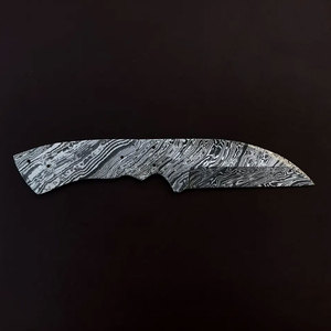 Damascus Steel Blank <b>Blade</b> Handmade <b>Craft</b> Blank for DIY Projects Custom Handle Making Workshop Applications Outdoor Utility - Product Image 3