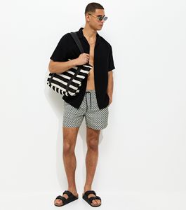 Shorts de survêtement pour homme en coton épais de haute qualité, taille élastique, décontractés, unis, écologiques, imprimés par transfert thermique style Hip Hop - Product Image 2