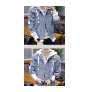 Custom Heavy Cotton <b>Denim</b> <b>Jackets</b> for Men High Quality Casual Winter Jeans in Best Material - Product Image 3