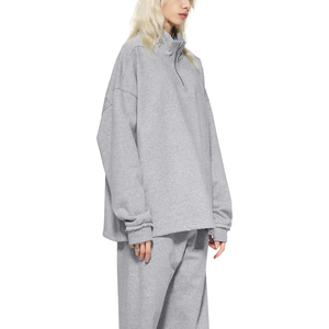 เสื้อสเวตเชิ้ตหนานุ่มพรีเมียมสำหรับฤดูหนาว แบบยูนิเซ็กซ์ คอเต่า ผ้าฝ้าย 100% สกรีนลายปักโลโก้ตามสั่ง - Product Image 3