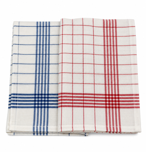 Classic Checkered 100% Cotton Kitchen Towels 50x70cms Eco-Friendly Red <b>Blue</b> White Rectangle Dish <b>Cloth</b> Home <b>Table</b> Decoration - Product Image 1