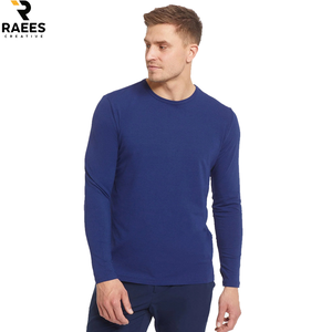 Customized High Quality Mens <b>Long</b> Sleeve <b>T</b> <b>Shirt</b> Gradient Acid Washed 100% Cotton Breathable And Cheap Loose <b>Fit</b> Tee - Product Image 1