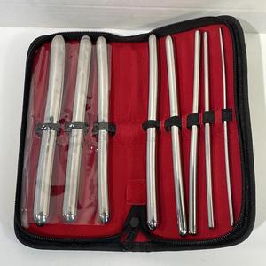 Ensemble de 8 dilatateurs gynécologiques Hegar de 7,5 pouces à double extrémité, instrument chirurgical de haute qualité - Product Image 1