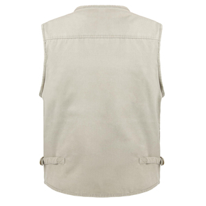 Chaleco Vaquero Personalizado para Hombre, Estilo Relaxed Fit, Sin Mangas, Vintage, Moderno, Cómodo, de Algodón - Product Image 2