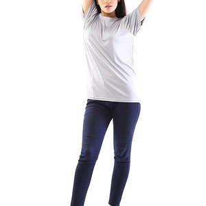 T-shirt Oversize Femme Manches Courtes 100% Coton Séchage Rapide Respirant Imprimé Logo Qualité Supérieure Vente en Gros Nouvelle Collection Automne - Product Image 5
