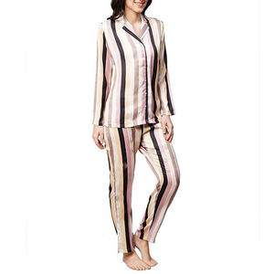 Pijamas de Seda 100% de Lujo para Mujer, Suaves y Transpirables, para Verano e Invierno, de Alta Calidad, Personalizables, Venta al Por Mayor - Product Image 1