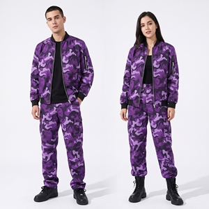 Chaquetas Bomber Casuales y Elegantes para Hombre, Estilo Urbano, para Exteriores, con Logotipo Personalizado OEM, Chaquetas de Trabajo con Forro y Estampado Hip Hop para Invierno - Product Image 2