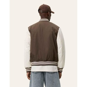 Blouson universitaire en gros pour hommes, blouson bomber de basketball respirant, personnalisable avec logo, style streetwear, OEM - Product Image 5