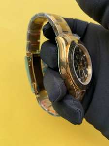 BOJ Plain R.O.L.E.X.73 Premium Style Gold Tone Stainless Steel <b>Mechanical</b> Japanese Auto Wrist <b>Watch</b> Swiss Made <b>Watch</b> <b>For</b> <b>Men</b> - Product Image 2