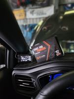 Nuevo HUD de Aluminio FD EVO, Piezas de Modificación, Indicador de Presión de Turbo OBD2 Blanco para