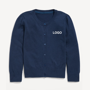 เสื้อคาร์ดิแกนแขนยาวสีดำติดกระดุม ชุดนักเรียนสำหรับนักเรียน - Product Image 4