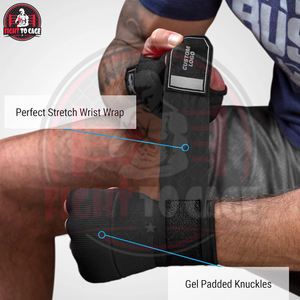 Al por Mayor, el Mejor Producto, Vendas de Mano Acolchadas de Gel Transpirable para Boxeo, Muay Thai, MMA, Guantes de Protección para Muñecas - Product Image 2