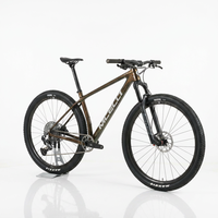 Vélo de montagne électrique tout-suspendu en fibre de carbone, 12 vitesses, freins à disque hydrauliques, pour adultes, conduite tout-terrain