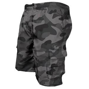 กางเกงขาสั้นคาร์โก้ผ้าแคนวาสทรงหลวมลำลองคุณภาพสูงสำหรับผู้ชายไซส์ใหญ่ 6 กระเป๋า ขายส่ง - Product Image 3