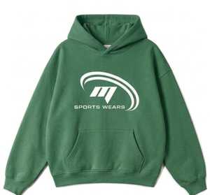 Sudadera con Capucha Naranja Unisex para Niños con Logotipo Estampado en la Parte Delantera, 2 en 1, Ropa Deportiva Informal, Manga Larga, Algodón de Peso Medio - Product Image 6