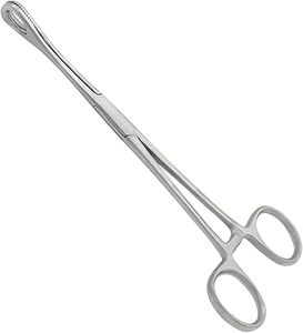 Professional Surgical <b>Sponge</b> Forceps Gauze Holding Dressing Forceps with Ring <b>Handle</b> Body Piercing Instrument ISO Approved - Product Image 2
