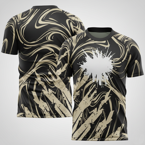 Impression par sublimation en gros, t-shirts en maille 100% polyester pour hommes, t-shirts de sport en maille OEM pour la promotion - Product Image 2