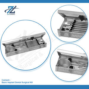 Kit Quirúrgico Básico para Implantes Dentales, Manual, de Acero Inoxidable, Reutilizable, Juego de Instrumentos Dentales Profesionales - Product Image 4