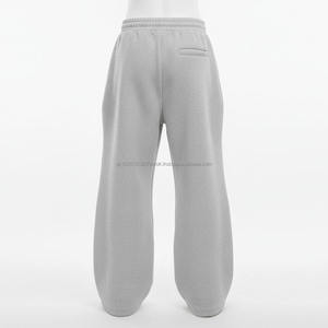 Pantalones Deportivos de Pierna Ancha de Color Medio, de Felpa de Pana Gruesa, Ecológicos, Transpirables, de Secado Rápido, Casuales, para Invierno, con Paneles Laterales - Product Image 5