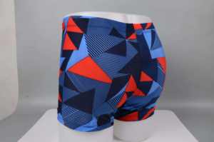 Maillot de bain imprimé à séchage rapide pour hommes adultes, short de bain imperméable à sangle réglable, maillot de bain de plage - Product Image 3