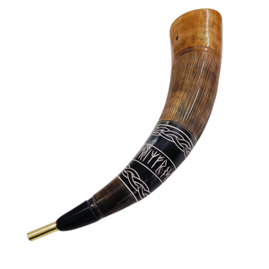 Corne de signalisation robuste et puissante pour bœufs, vaches, buffles, aventures en plein air, camping, festivals, événements sportifs, alertes d'urgence et de survie - Product Image 1