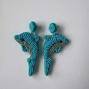 Pendientes de diseño con múltiples cuentas hechos a mano, joyería étnica festiva de moda al mejor precio - Product Image 4