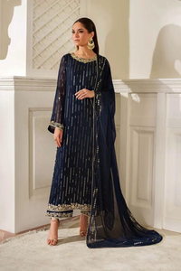 Robe pakistanaise Salwar Kameez à la mode, conçue sur mesure, pour femmes, tenue de soirée, robe décontractée, robe de fantaisie, fabriquée sur mesure - Product Image 3