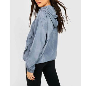 Ventes en gros de vestes coupe-vent imperméables pour hommes grandes tailles, avec fermeture éclair, tissu fin, pour activités de plein air - Product Image 2