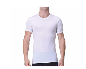 Rashguard chemises de compression à manches courtes pour hommes Rashguard avec logo personnalisé - Product Image 5