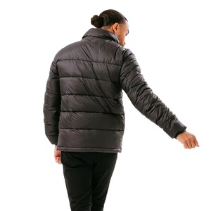 Men's Winter Puffer <b>Jacket</b> Regular Length XL Quilted Bomber Style Hooded Polyester Nylon Shell <b>Light</b> Sublimation Technique Men - Product Image 3