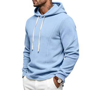 Sweat-shirt à capuche pour homme 100% coton tricoté coupe classique dégradé de couleurs décontracté pour l'automne impression numérique - Product Image 5