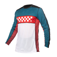 Maillot de motocross respirant et coupe-vent, vêtements de course personnalisés avec logo, vente en gros, promotionnel, sur mesure