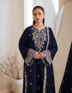 Salwar Kameez de haute qualité, style modeste et formel pour femme musulmane, toutes saisons, en soie, infroissable, séchage rapide, idéal pour mariage et Diwali - Product Image 6