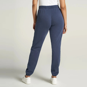 New Style Solid Color High Waist <b>Drawstring</b> Casual <b>Trousers</b> For Ladies Customizable Baggy Oversized Women Sweatpants - Product Image 2