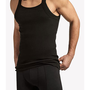 2026 Men <b>Tank</b> <b>Tops</b> 100% Cotton Silver and <b>White</b> Sleeveless Undershirts Tagless Ribbed Slim Fit Muscle <b>Tank</b> <b>Top</b> with Scoop Neck - Product Image 3